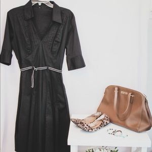 Black Tunic Dress- Size L